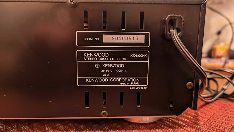 KENWOOD 上級機 KX-1100HX 3ヘッド カセットデッキ KENWOOD 上級機 KX-1100HX 3ヘッド カセットデッキ - メルカリ