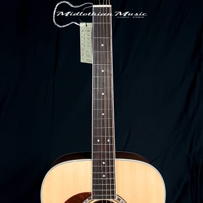 Washburn - Heritage 10 Series - HD10SLH - Left-Handed Acoustic Guitar - Natural Gloss Finish image 3