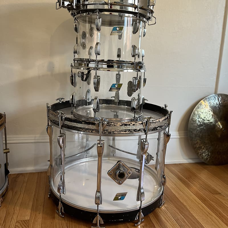 ludwig vistalite clear