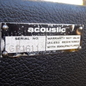 Vintage 1973 Acoustic Control Model 201 cabinet - 2x15" Altec 418B plus horn image 5