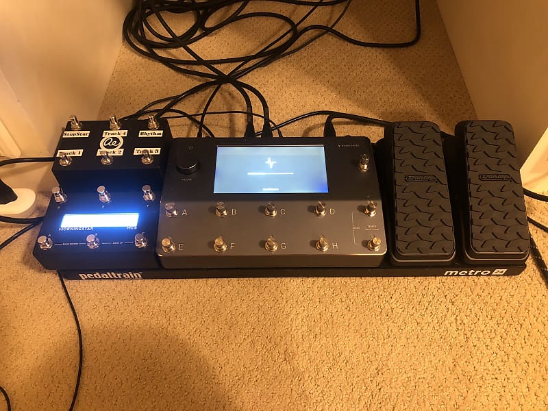 Neural DSP Quad Cortex Pedalboard with Morningstar MC6 and Reverb