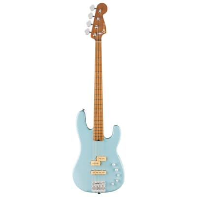 Charvel ProMod San Dimas PJ IV 4-String Right-Handed Bass Guitar with Caramelized Maple Fingerboard and Neck (Sonic Blue) for sale
