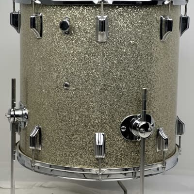 Rogers 22/20/12/13/16/5x14" VIDEO 60's Holiday Drum Set - Silver Sparkle Brockstein's Music image 25