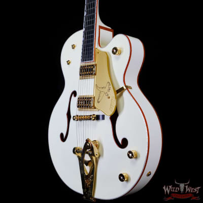 Gretsch G6136T-59  '59 Falcon Hollow Body with Bigsby Vintage White Owned by Misha Mansoor (Periphery) image 2