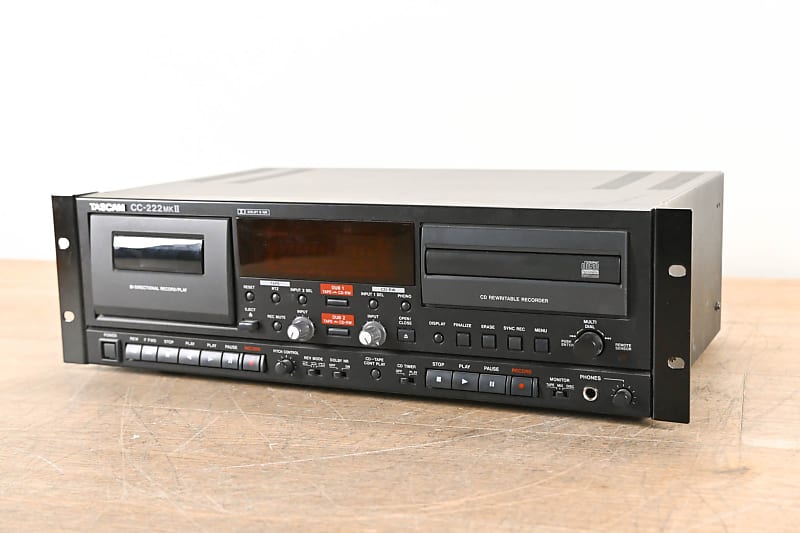 Tascam Cc 222 Mkii Cd Recorder Cassette Combination Deck Reverb 2348