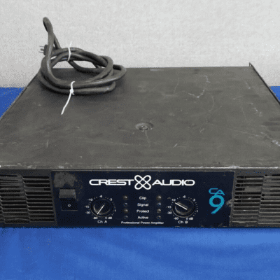 Crest Audio CA-9 Stereo Power Amplifier 550 Watts Per Channel