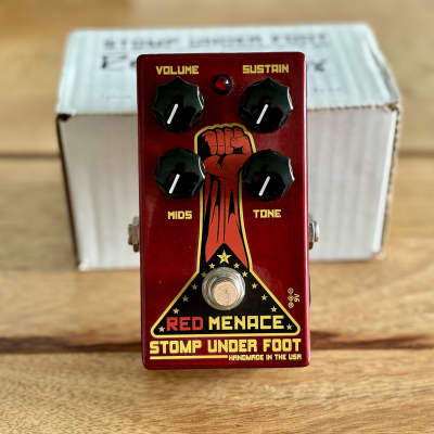 Reverb.com listing, price, conditions, and images for stomp-under-foot-red-menace