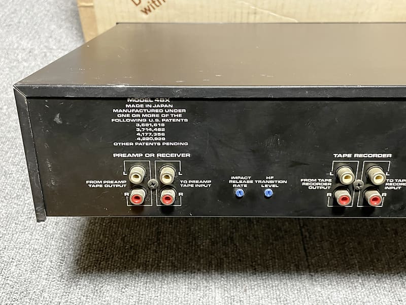 dbx 4BX Dynamic-range Expander w/Remote, Rack ear, Cable, | Reverb