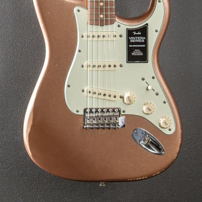 Fender Vintera Road Worn 60’s Stratocaster – Firemist Gold image 2