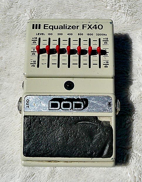 Dod Fx40 Equalizer Pedal Good Working Condition Missing Reverb