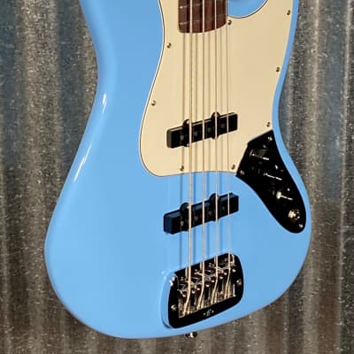 G&L USA JB 4 String Bass Himalayan Blue & Case #7113 image 7