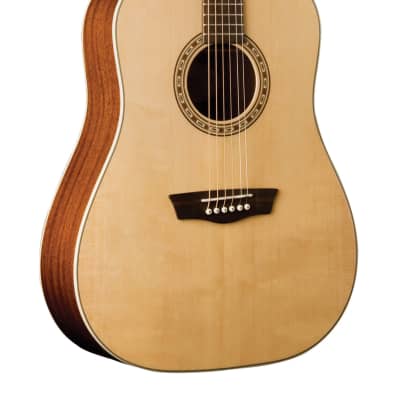 Washburn D7S Harvest Dreadnought Acoustic Guitar. Natural Gloss for sale