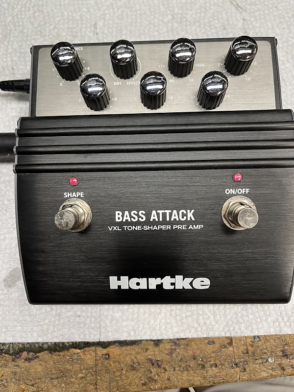 ベース HartKe Bass Attack Hartke Bass Attack Preamp Effects Pedal Electric VXL TONE