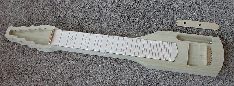 S8-Slide Steel Lap Guitar Kit 25 scale Rogue Replacement DIY Builds  String Through GeorgeBoards™ #2 image 1