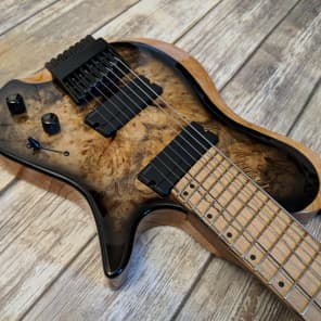 Kiesel Zeus ZM8 2018 - Buckeye Burl - Pale Moon Ebony - | Reverb
