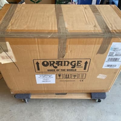 Orange Amplifiers PPC Series PPC212-C 120W 2x12 Closed Back Guitar Speaker Cabinet Black Straight image 2