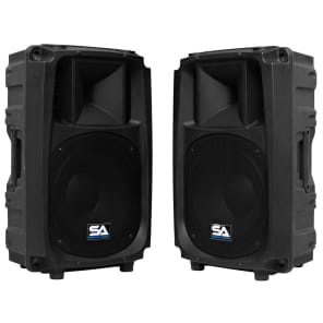 Seismic Audio L_Wave-12-PAIR Active 1x12" 2-Way Powered 500w Speakers (Pair)