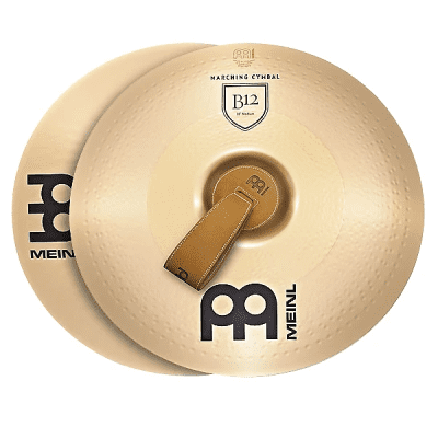 Meinl 16" B12 Bronze Medium Marching Cymbals