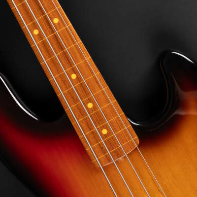 2010 Fender USA Jaco Pastorius Artist Series Signature Fretless Jazz Bass RW - 3-Color Sunburst | OHSC image 23