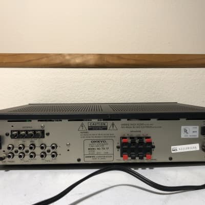 Onkyo TX-17 Receiver HiFi Stereo Vintage Japan Audiophile 2 Channel Phono Audio image 5