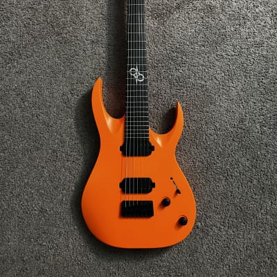 2021 Solar Guitars A2.7ON – Orange Neon Matte 7-String image 1