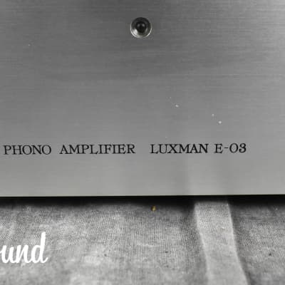 Luxman E-03 Stereo Phono Preamplifier in Very Good condition image 8