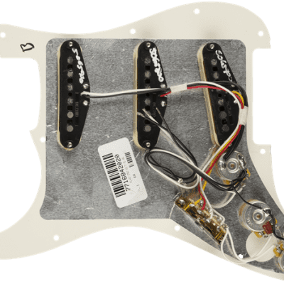 Fender Pre-Wired Strat Pickguard, Tex-Mex SSS image 2