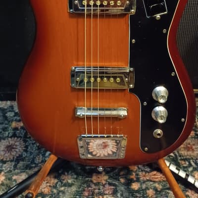 Tempo Matsumoku-Made Vintage Electric Guitar mid-60s - Brown Burst for sale