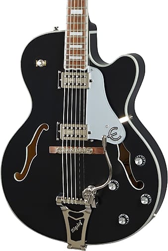 Epiphone Emperor Swingster Black Aged Gloss image 1
