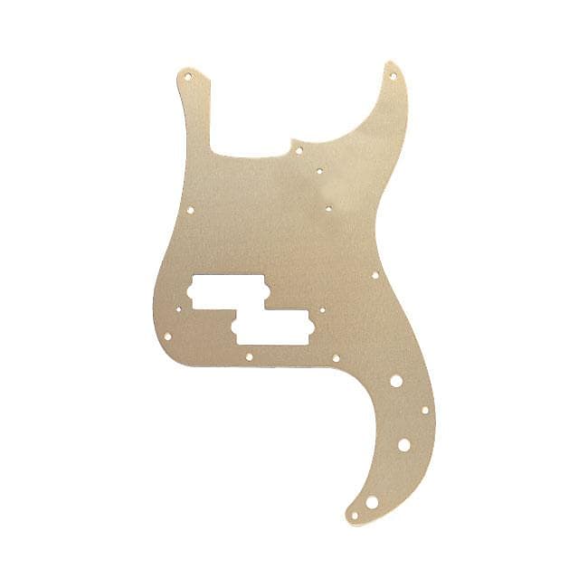 Fender Pickguard '57 P-Bass 10-Hole Mount Gold Anodized 1-Ply 0992020000 image 1