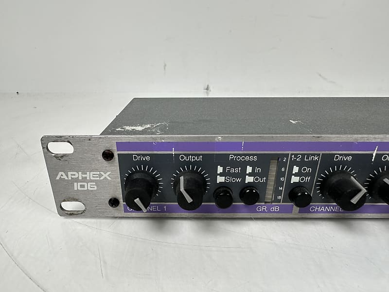 APHEX　Model 106　Easyrider　4チャンネルコンプレッサー Aphex Model 106 Easyrider 4-Channel Compressor with Power