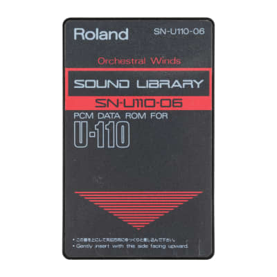 Roland SN-U110-06 Orchestral Winds Sound Library [USED]