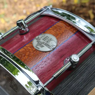 HHG Drums 13x7 Multi-species Stave Snare 2022 Satin Natural