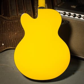 Rick Nielsen's Dean Psychobilly Cabbie 2000s Yellow with Black & White Sides image 4