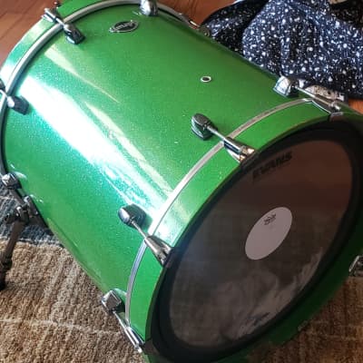 ddrum Dominion Ash Pocket Shell Pack - Lime Green Sparkle image 10