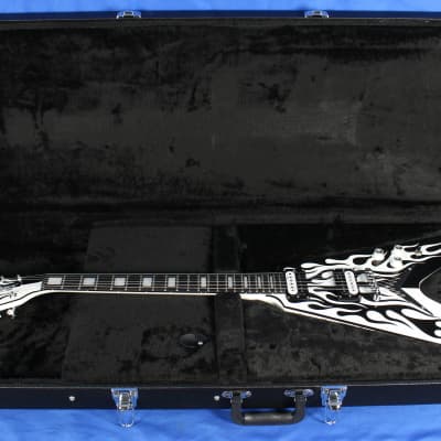 Dean Michael Schenker MS Custom Flames Flying V Guitar w