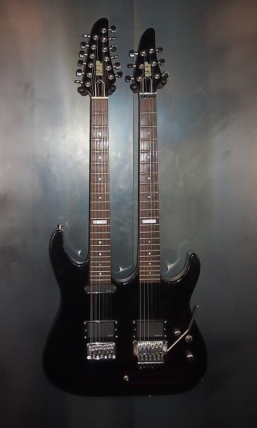 ESP Double Neck electric guitar with original hardshell case