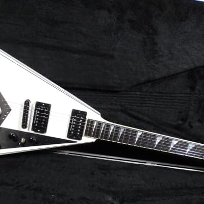 Jackson USA Select Series RR1T Rhoads 2005 - Snow White with Black Pinstripes for sale