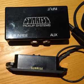 Sunrise Pickup/Preamp Pickup S-2 & -SB-1 pre 1991? Black image 1