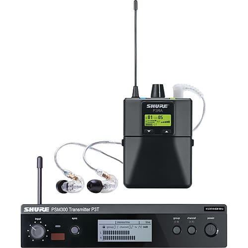 Shure PSM 300 Stereo Personal Monitor System w/ IEM (G20: 488-512 