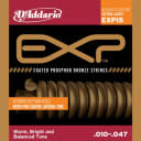 D’Addario EXP15 Coated Phosphor Bronze Acoustic Guitar Strings .10-.47