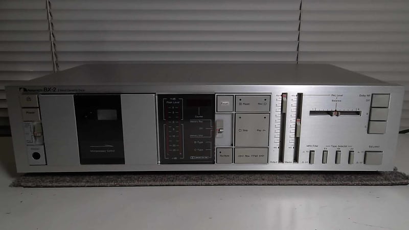 1983 Nakamichi BX-2 Silverface Stereo Cassette Deck Serviced New Belts, Tire 06-28-2023 Excellent #101 image 1