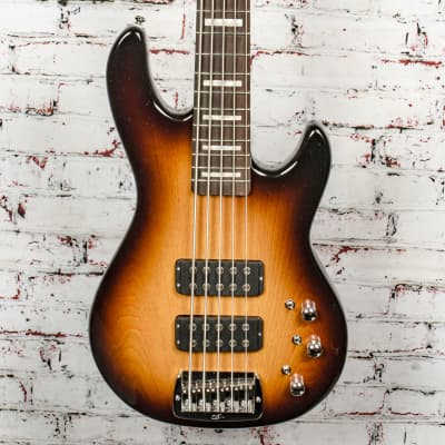 G&L - L-2500 5 String Bass, Sunburst - x5138 - USED for sale