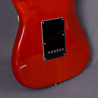 ~MINT~ Fender Rarities Flame Ash Top Stratocaster Plasma Red Burst ~Like NEW~ Bird's-eye Maple Neck image 12