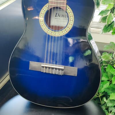 Denver DC34N-BLU 3/4 Size Classical Guitar 2020-Present - Blue image 2