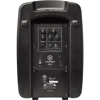 Harbinger  RoadTrip 25 8" Battery-Powered Portable Speaker With Bluetooth and Microphone 2024 - BLACK image 4