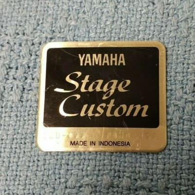 Vintage Yamaha Stage Custom Badge From SBD-22 Drum Set RARE image 1