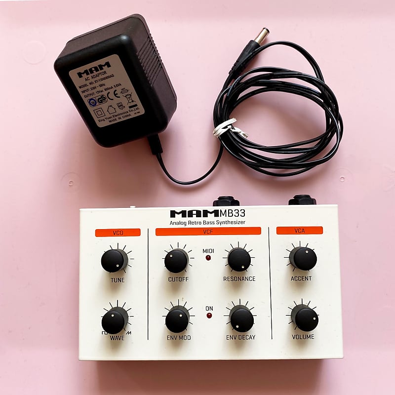 人気安いMAM MB33 analog bass-synthesizer TB-303 アナログシンセサイザー 音源モジュール