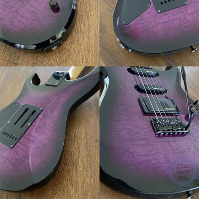 Fernandes HSS Super Strat, Quilted Purple Burst, 1990s, MIJ