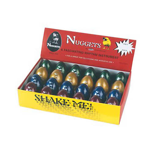 Adam Egg Nugget Shakers - Box of 24, Mixed Colors image 1